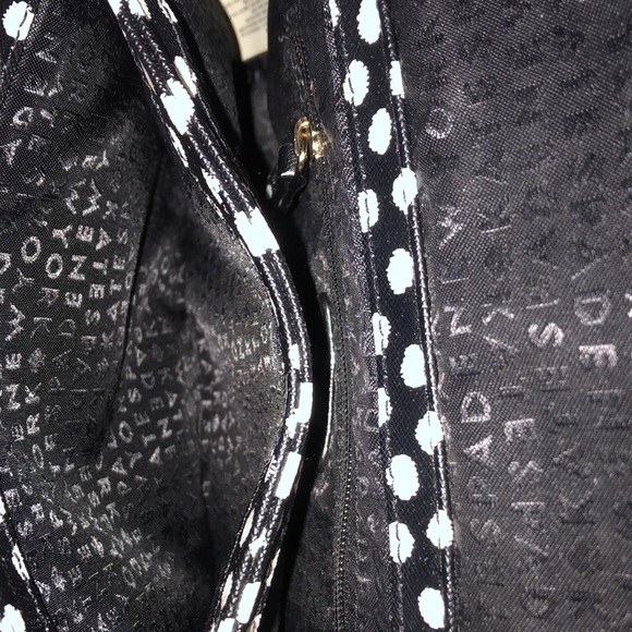 Kate Spade ♠️ Large Carsen Printed Musical Dot Bag EUC - Picture 5 of 10